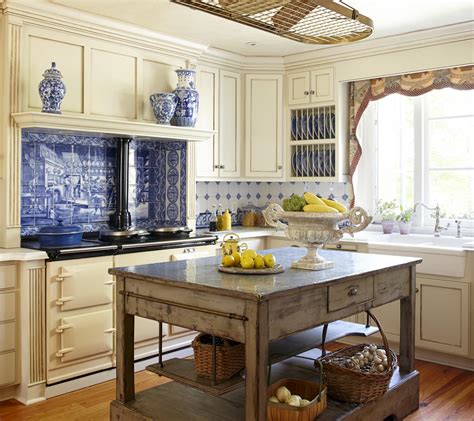 Country French Kitchens Traditional Home
