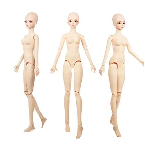 1 3 BJD NUDE Doll 26 Bewegliche Gelenke 24 Plastik Nackt Puppenkörper