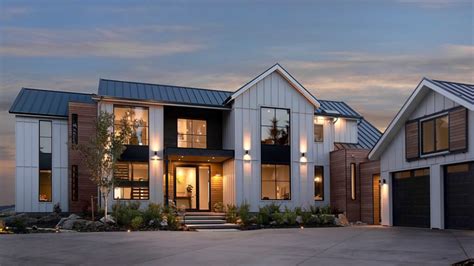 Oceanfront Industrial Farmhouse Modern Home In Victoria British On