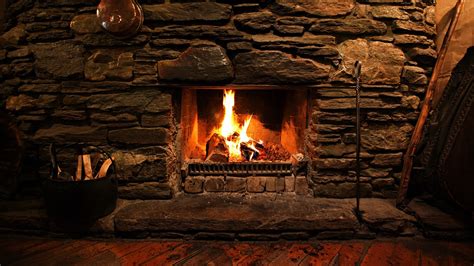 26 Fireplace Wallpapers Wallpaperboat