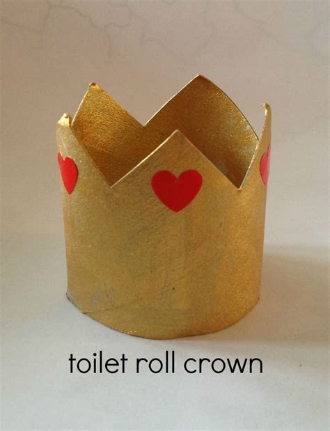 Toilet Roll Crown Queen 90th Birthday Crown Crafts Toilet Roll Art