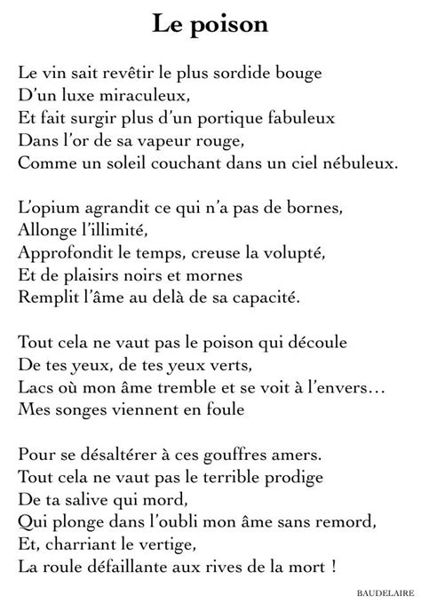 Charles Baudelaire Poeme Et Citation Poésie Française Citations De Baudelaire