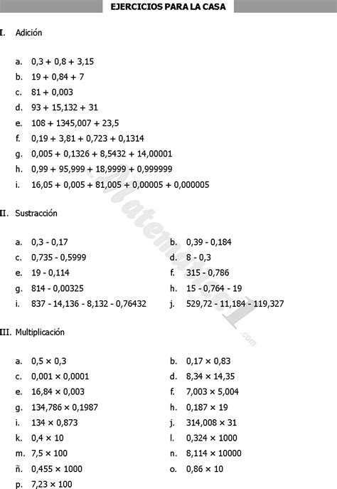 Division De NÚmeros Decimales Ejercicios Resueltos 396