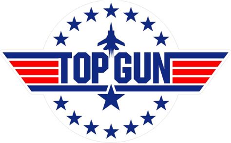 Top Gun Maverick Helmet And Logo Collectible Stickers
