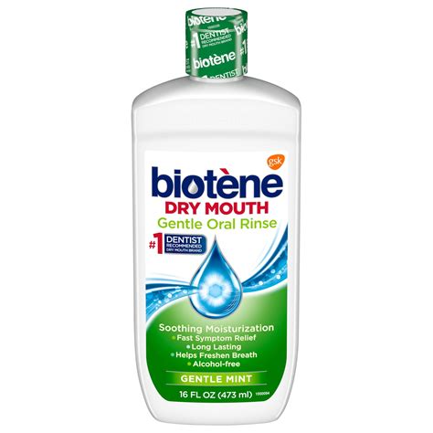 Biotene Gentle Moisturizing Oral Rinse Mouthwash For Dry Mouth Mild