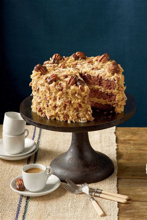German chocolate cake recipe, german chocolate icing, coconut pecan frosting, german chocolate from start to finish, cake batter, icing and frosting the cake! 30 Vintage Cakes from the South That Deserve a Comeback in ...