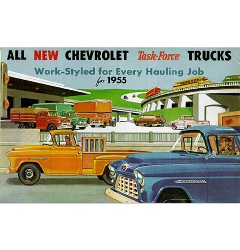 1955 2nd Series Chevy Truck Sales Brochure Ebay