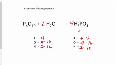 Balancing Chemical Equations 2 Youtube