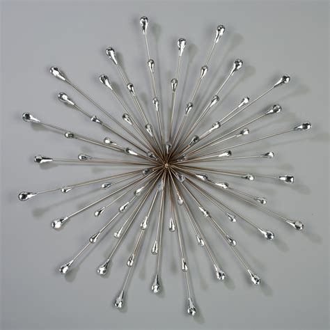 Easy to hang by metal hardware in back; Starburst Metal Wall Decor | eBay