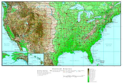 美国地理知识结构图百度知道