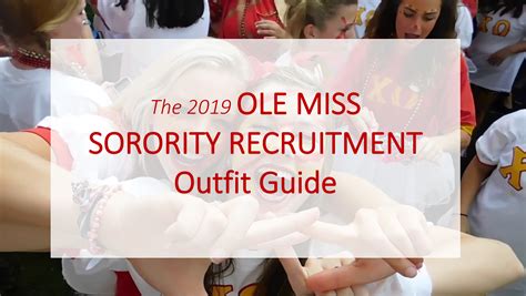 Ole Miss Sorority Recruitment Outfit Guide 2019 Edition Ole Miss