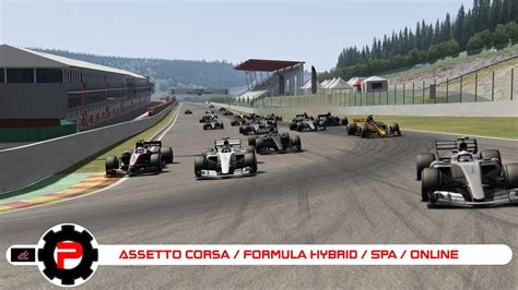 Assetto Corsa Formula Hybrid Spa Jimmy B Subs Race Youtube