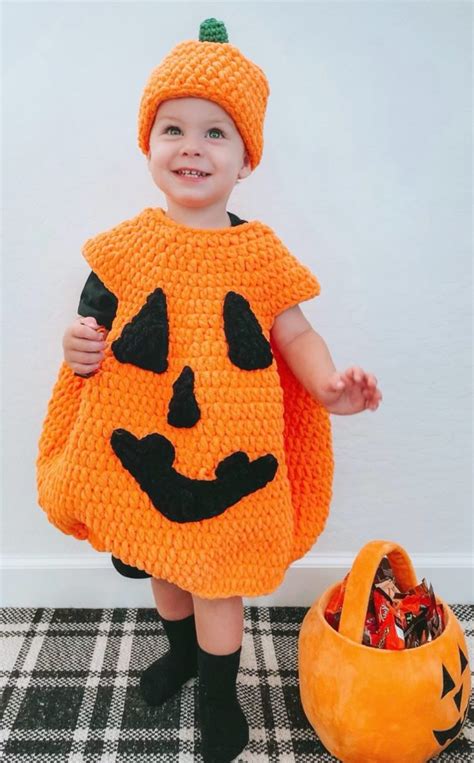 Crochet Jack O Lantern Halloween Costume Daisy Farm Crafts