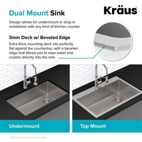 Kraus Double Bowl Stainless Steel Kitchen Sink With Faucet And Undermount