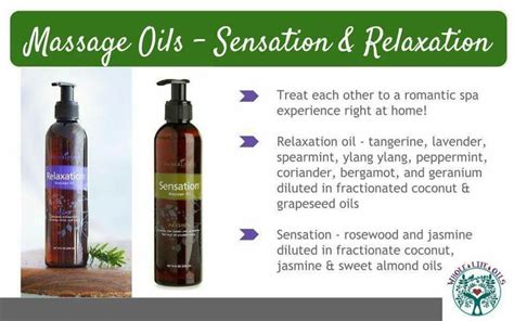 Massage Oils Sensation And Relaxation Massage Oil Essential Oils Essential Oil Starter Kit