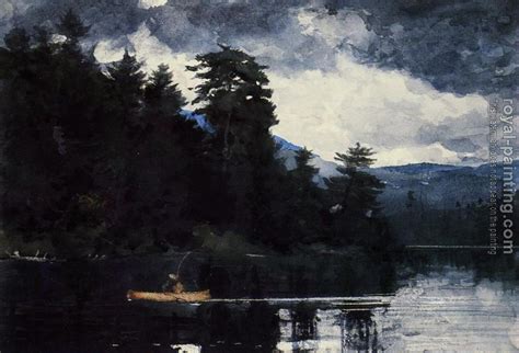 Adirondack Lake By Winslow Homer Oil Painting Reproduction