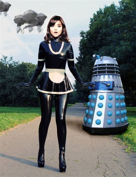 the maid and the dalek invasion of earth by shiny fan on deviantart latex fashion latex