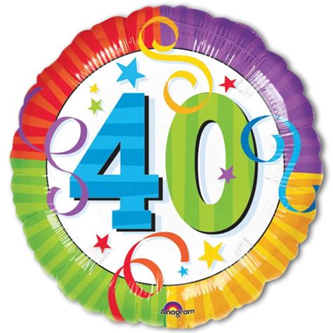 Happy 40th Birthday Images Clipart Best