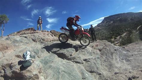 Moab Steelbender Trail On Dirt Bikes Youtube