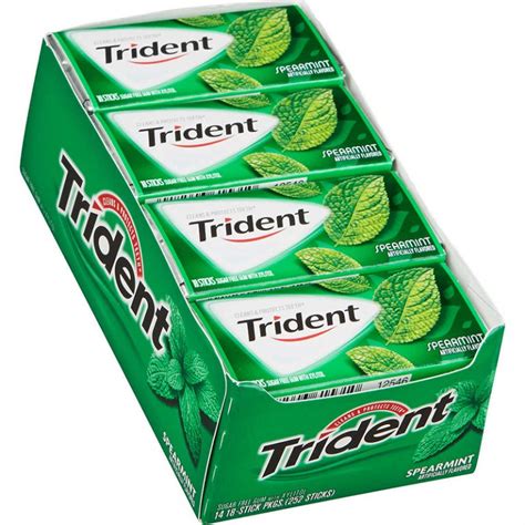 Trident Trident Soft Spearmint Gum 14s Buy Health Products At