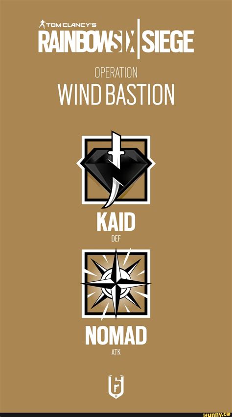 Rainbow Six Siege Operation Wind Bastion Operators Icon Recreated