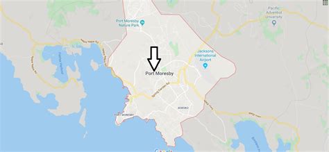 Port Moresby Map And Map Of Port Moresby Port Moresby On Map Where