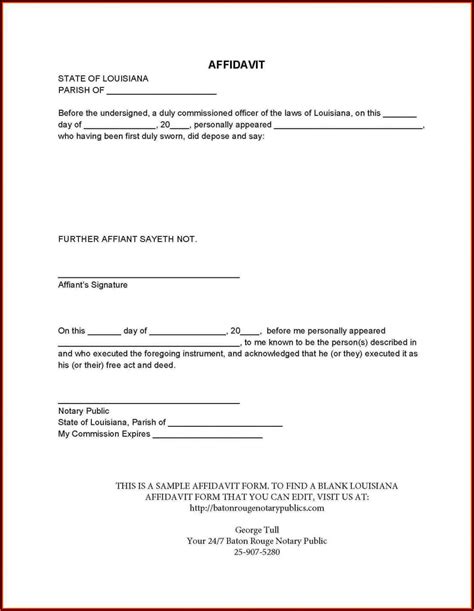 General Affidavit Template South Africa Template 2 Resume Examples
