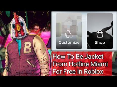 How To Be Jacket From Hotline Miami For Free Roblox YouTube