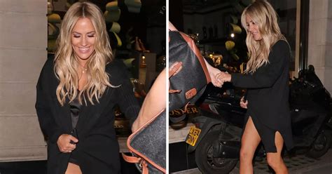 Caroline Flack Puts On Leggy Display As She Rocks Short Shorts For Night On The Town Daily Star