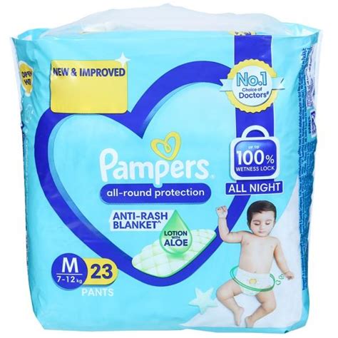 Buy Pampers All Round Protection Pants M 7 12 Kg Pack Of 23 Online At
