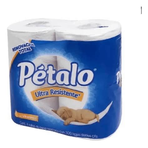 PAPEL PETALO 4 ROLLOS CON 300 HOJAS – Comercializadora EGS