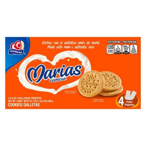 Gamesa Marias Vanilla Cookies 4 Ct 49 Oz Fred Meyer
