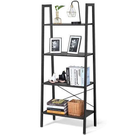 Ladder Shelf Bookcase Bookshelf Tier Plant Flower Stand Multipurpose