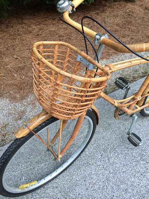 Vintage Rattan Bicycle At 1stdibs