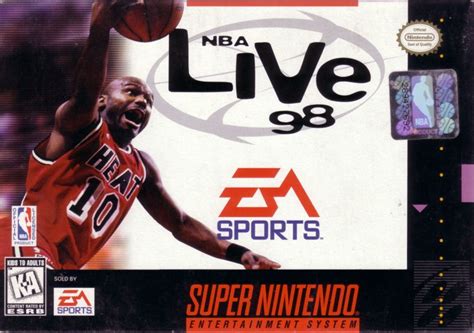 Nba Live 98 1997 Snes Box Cover Art Mobygames