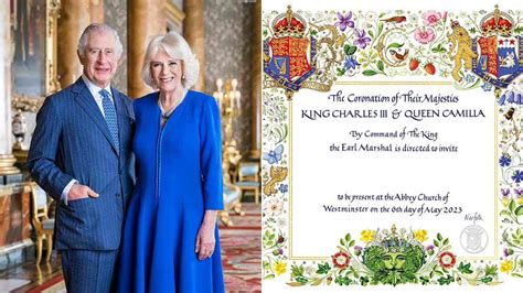 Los símbolos ocultos en la invitación a la coronación del rey Carlos III
