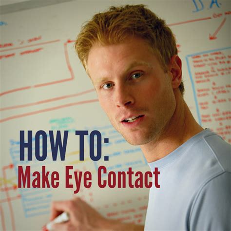 How To Make Eye Contact Buckley School Of Public Speaking