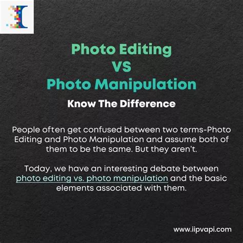 Ppt Photo Editing Vs Photo Manipulation Know The Difference