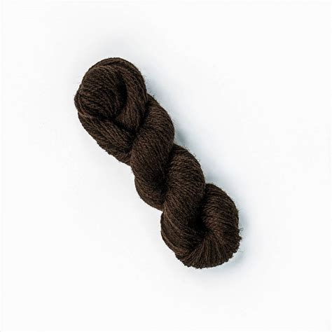 Wool Yarn100 Natural Knitting Crochet Craft Supplies Dark Brown