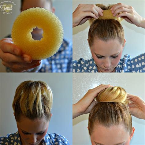 A Mommys Lifewith A Touch Of Yellow Easy Summer Top Bun Hair