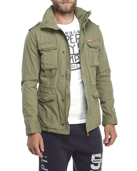Lyst Superdry Rookie Military Jacket In Green For Men