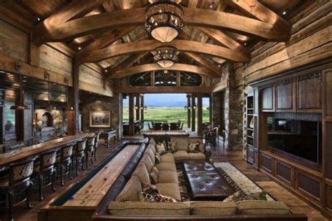 Rustic Yet Refined Mountain Home Surrounded By Montanas Wilderness