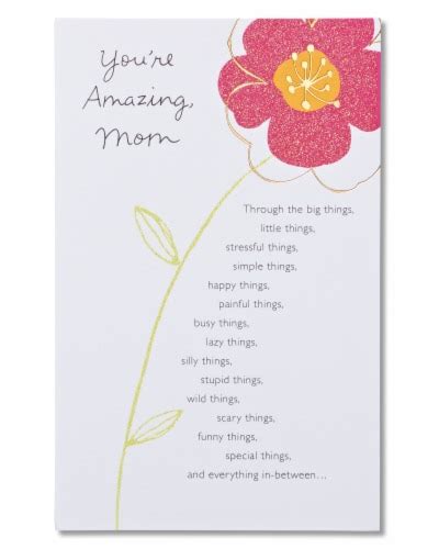 American Greetings Birthday Card For Mom Floral Youre Amazing 1 Ct King Soopers