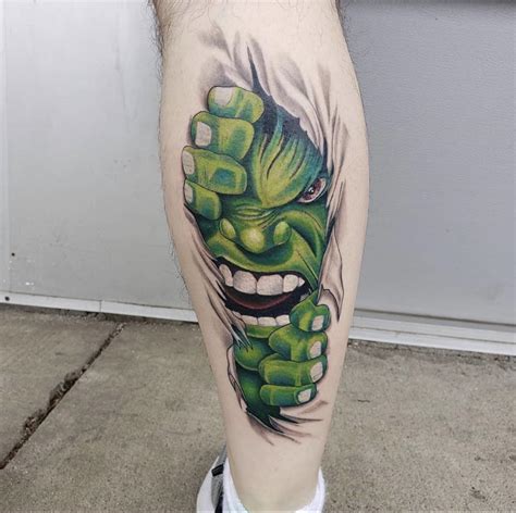 Hulk Tattoo By Bethany Arzhanov At Donovans Black Label Tattoo In