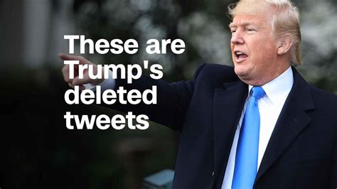 These Are Trumps Deleted Tweets Video Business News