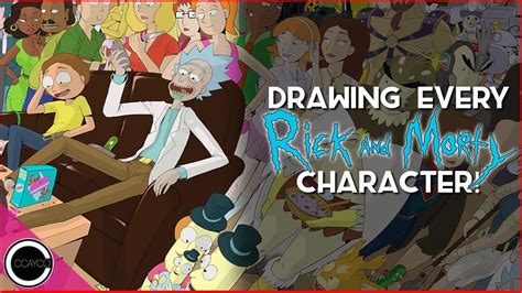 The long awaited and highly anticipated season three of rick and morty officially premieres on sunday to answer the burning question of whether or not rick is able to escape from. Drawing Every Rick and Morty Character - YouTube