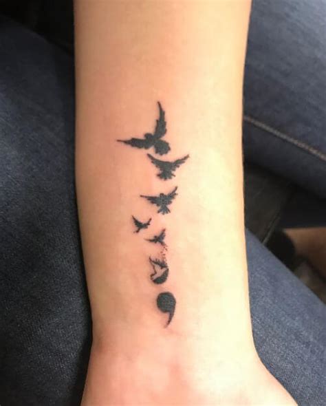 50 Unique Semicolon Tattoo Ideas With Meaning 2020