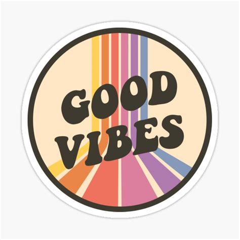 Good Vibes Only Quote Decal Good Vibes Only Sticker Colorful Laptop