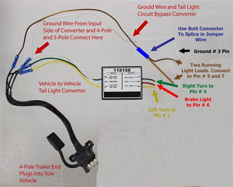 recommended converter  convert combined wiring  vehicle  trailer  separate wiring