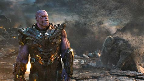 Thanos Army Gets Dusted Scene Thanos Army Snapped Avengers Endgame